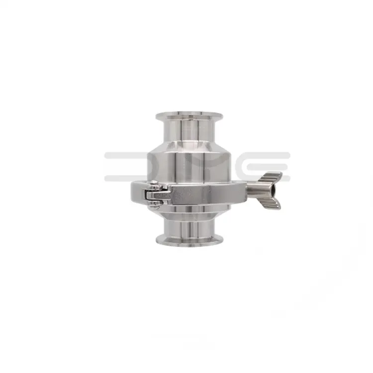 Sanitariya Paslanmayan Polad Clamp Check Valve